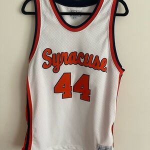 Original Retro Brand Syracuse White and Orange Jersey